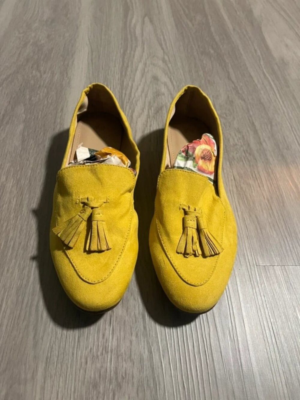 Yellow H&M Loafers w/ Tassels